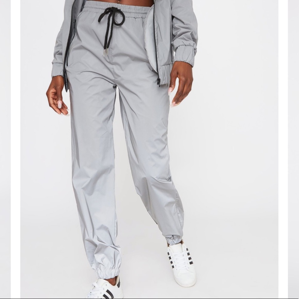 reflective jogger pants